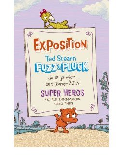 Exposition BD "Fuzz & Pluck" à la librairie "Les Super Héros" 