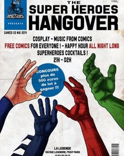 Ce soir venez fêter la BD au Super Heroes Hangover !