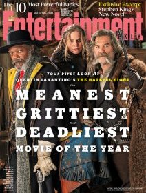 The Hateful Eight : Kurt Russel, Samuel L. Jackson & Jennifer Jason Leigh en photo