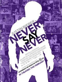 Justin Bieber, never say never - une nouvelle affiche