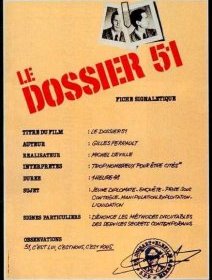 Le dossier 51 - Michel Deville - critique