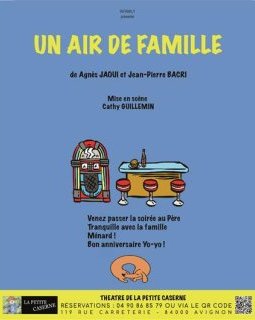 Un air de famille au Festival d'Avignon - Jean-Pierre Bacri et Agnès Jaoui - critique de la pièce