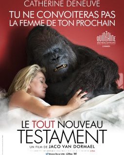 Le Tout Nouveau Testament : Catherine Deneuve s'affiche dans les bras d'un gorille