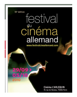 Festival du Cinéma allemand (quinzième édition)