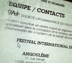 Bedeo sèche le festival d'Angoulême