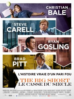 The Big Short : le casse du siècle - une réunion de stars sur l'affiche française 