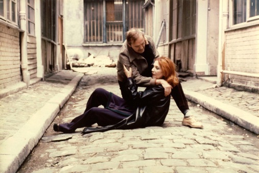 Howard Vernon et Sonia Saviange dans Loin de Manhattan (Jean-Claude Biette 1980)