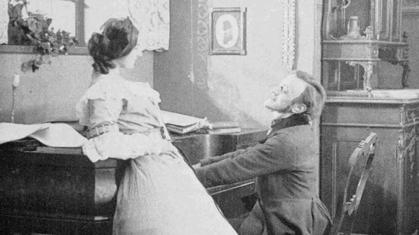 Giuseppe Becce (Richard Wagner) et Miriam Horwitz (Mathilde Wesendonck) dans Wagner (1913) 