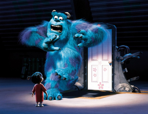 Une photo tirée de Monstres & Cie 1, Copyright Pixar / Disney