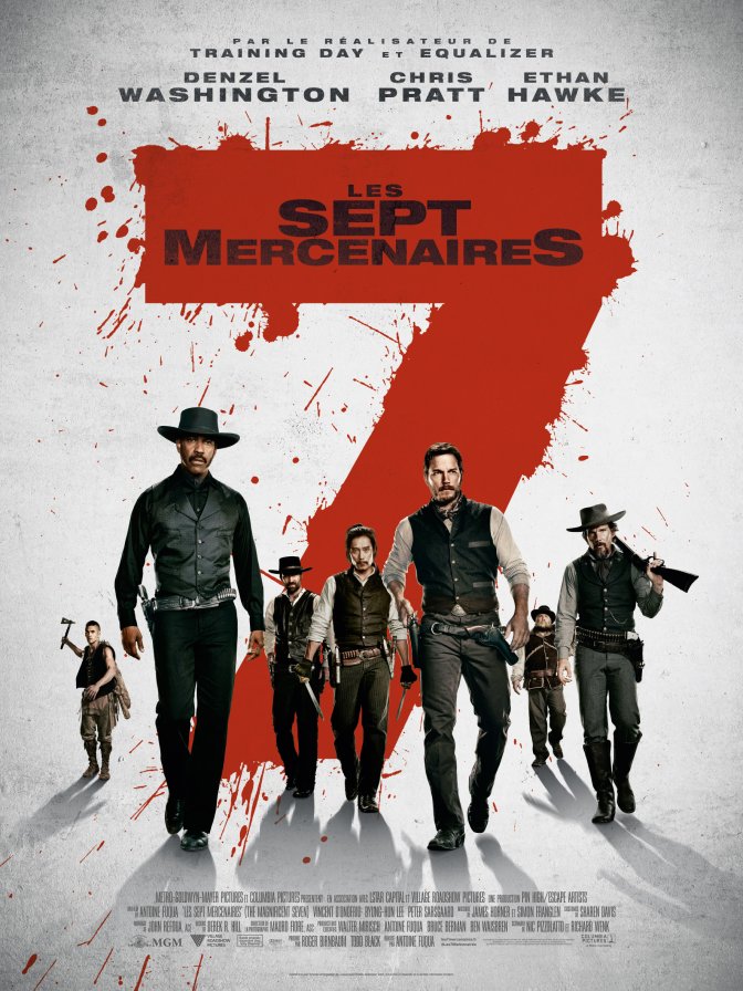 Les Sept Mercenaires - affiche définitive française