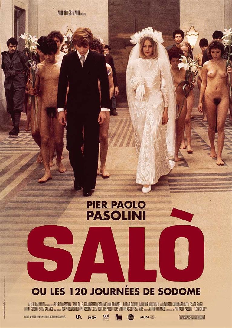 Salò ou les 120 journées de Sodome Pier Paolo Pasolini critique