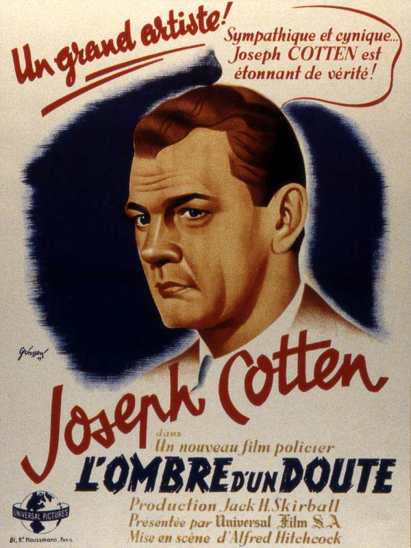 L'ombre d'un doute - Alfred Hitchcock - critique