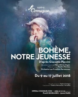 Bohème, notre jeunesse, adaptation du chef-d'oeuvre de Giacomo Puccini, présentée à l'Opéra Comique