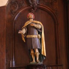 Mercury, église Notre-Dame, statuaire de Saint-Abdon