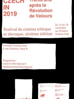 Festival du cinéma tchèque et slovaque - Du 12 au 16 novembre 2019
