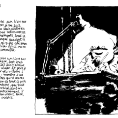 <br>©Larcenet, <i>Presque</i>, Les rêveurs, 1998