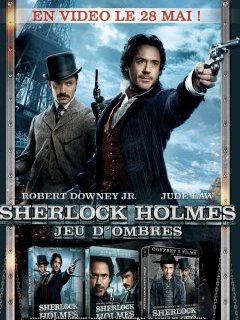 Sherlock Holmes, Jeu d'ombres - le DVD & blu-ray en mai