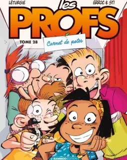 Les Profs T.28 : Carnet de potes – Erroc, Sti, Simon Léturgie – la chronique BD