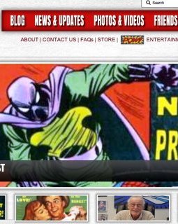 L'auteur de BD Stan Lee lance son propre site.