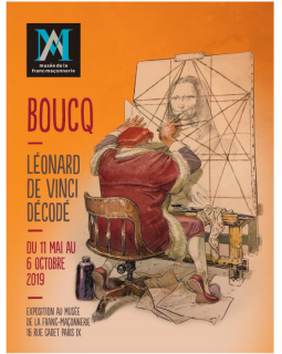 « Léonard Dévoilé » exposition de François Boucq au musée de la franc-maçonnerie
