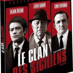 "Le Clan des Siciliens" : jaquette du digibook (édition Blu ray + DVD)
