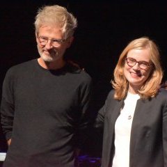 Isabelle Carré et son frère Benoît. Festival du film francophone d'Angoulême 2025.