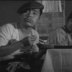 Takeshi Sakamoto (Kihachi) et Den Obinata (Jiro) dans Dekigokoro (Ozu 1933)