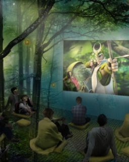 Epic, une projection unique au coeur de la forêt