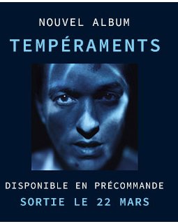Malik Djoudi : Tempéraments, après le single, l'album électro pop 