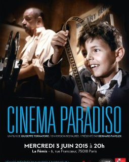 Projection de Cinema Paradiso le mercredi 3 juin à la Fémis