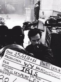 Tournage de Iris avec Romain Duris