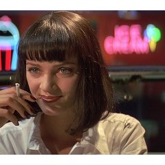Uma Thurman dans Pulp Fiction