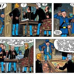 <br>©Lambil/Cauvin, {Requiem pour un bleu}, Les tuniques bleues T46, Dupuis, 2003