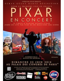 Pixar en Concert au Palais des Congrès