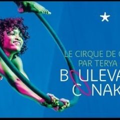 Affiche Boulevard Conakry au Quai Branly par la troupe Teyra Circus