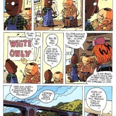 <br>©Manu et Patrice Larcenet, <i>Lazarr</i>, Dargaud, 2000