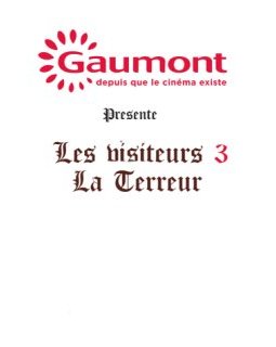 Les Visiteurs 3 présente la généalogie de Christian Clavier et Jean Reno