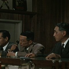 Shin Saburi, Nobuo Nakamura et Ryuji Kita dans Akibiyori (Fin d'automne - Ozu 1960)
