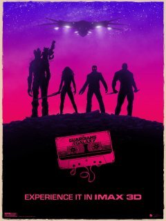 Les Gardiens de la Galaxie - l'affiche IMAX