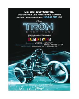 TRON, l'expérience 3D IMAX : le 28 octobre !
