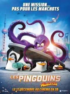 Les Pingouins de Madgascar a le vent en poulpe