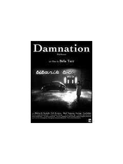 Damnation - la critique