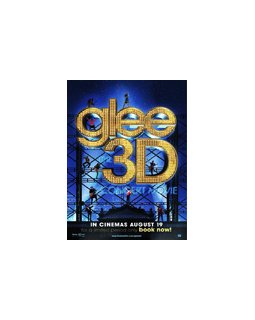 Glee 3D - l'affiche teaser US
