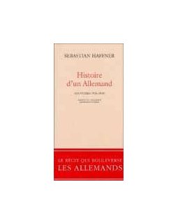 Histoire d'un Allemand - Sebastian Haffner