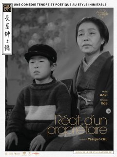 Récit d'un propriétaire - Yasujirō Ozu - critique 
