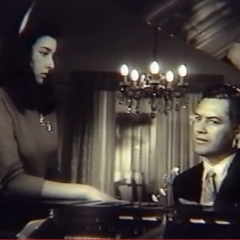 Bárbara Mujica et Lautaro Murúa dans Demasiado jóvenes - L. Torres Ríos 1958