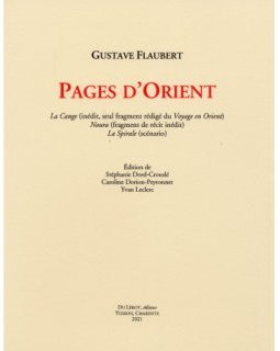 Gustave Flaubert - Pages d'Orient - critique du livre