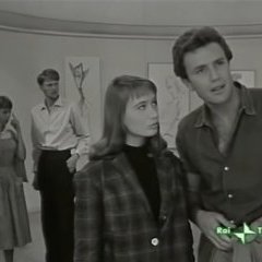 Patrizia Bini, X, Luciana Lombardi et Antonio De Teffè dans Città di notte - Leopoldo Trieste - Trionfalcine 1956-58