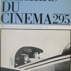 Flammes (Arrieta) en couverture des Cahiers du Cinéma de décembre 1978
