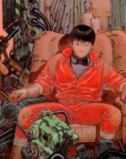 Deux collégiens à la découverte d'Akira à la galerie Glénat
